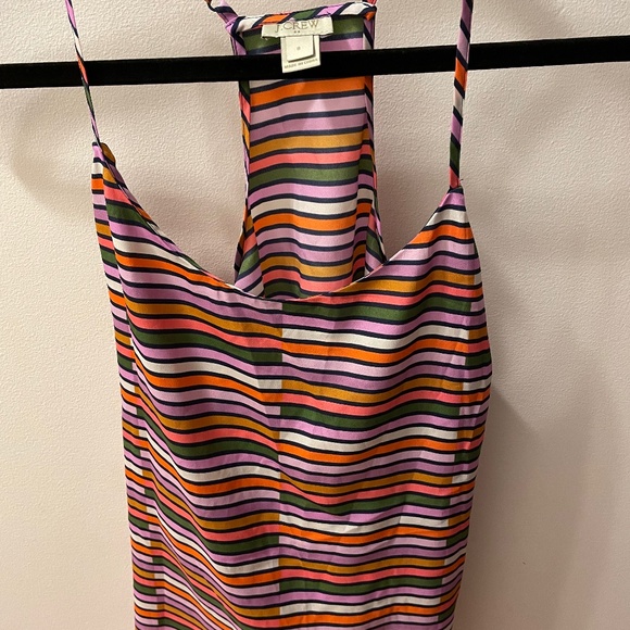J. Crew Factory Racerback Multi-Stripe Tank Size 8 EUC! - Picture 2 of 5